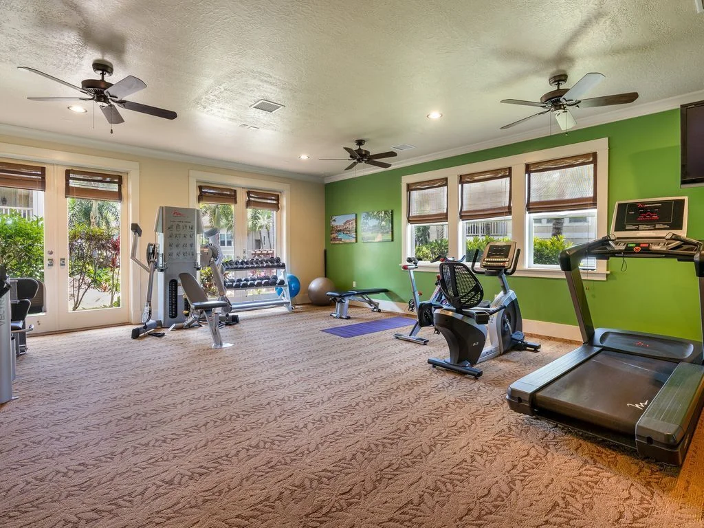 Full gym in the property